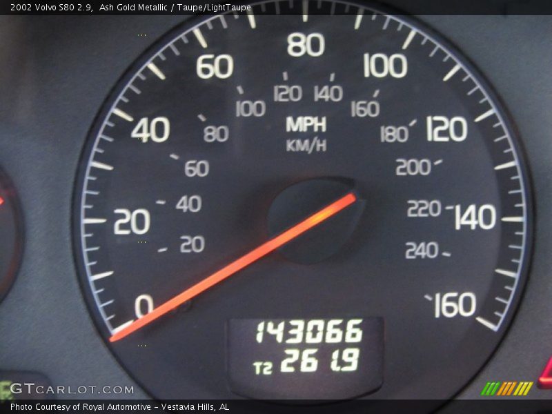 Ash Gold Metallic / Taupe/LightTaupe 2002 Volvo S80 2.9