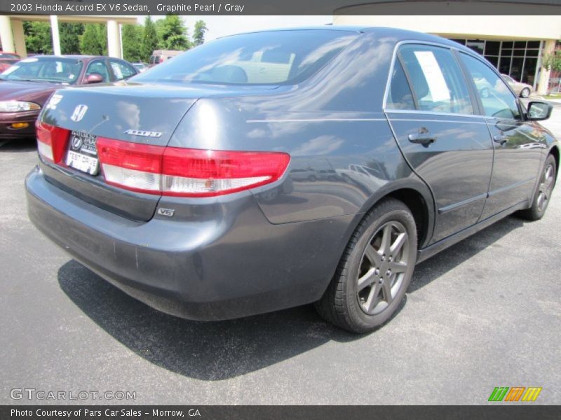 Graphite Pearl / Gray 2003 Honda Accord EX V6 Sedan