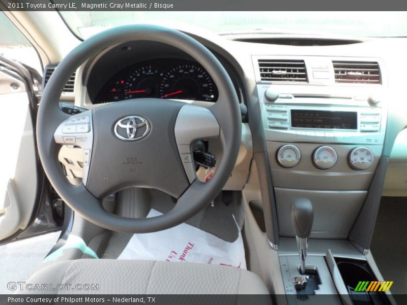 Magnetic Gray Metallic / Bisque 2011 Toyota Camry LE