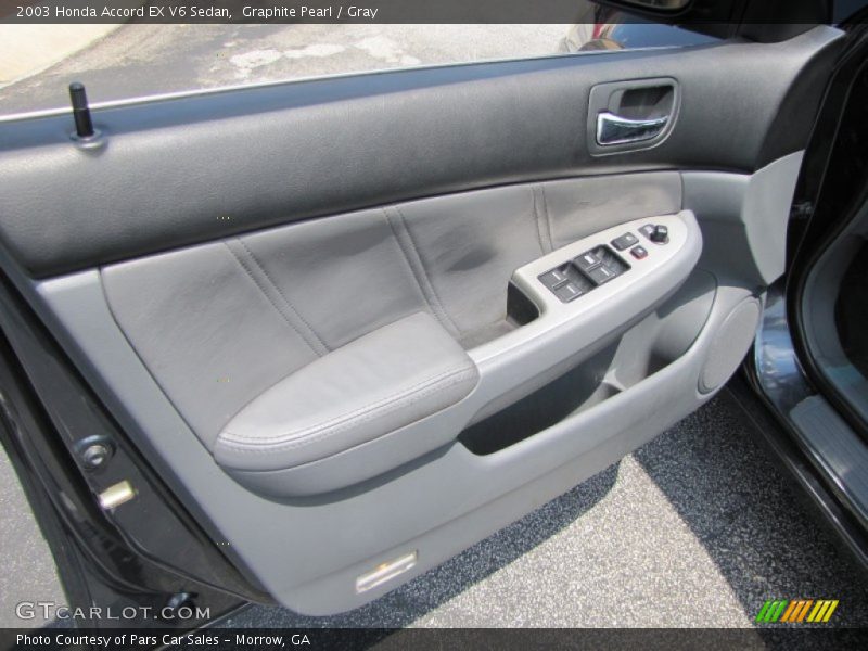 Graphite Pearl / Gray 2003 Honda Accord EX V6 Sedan