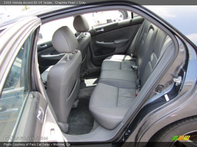 Graphite Pearl / Gray 2003 Honda Accord EX V6 Sedan