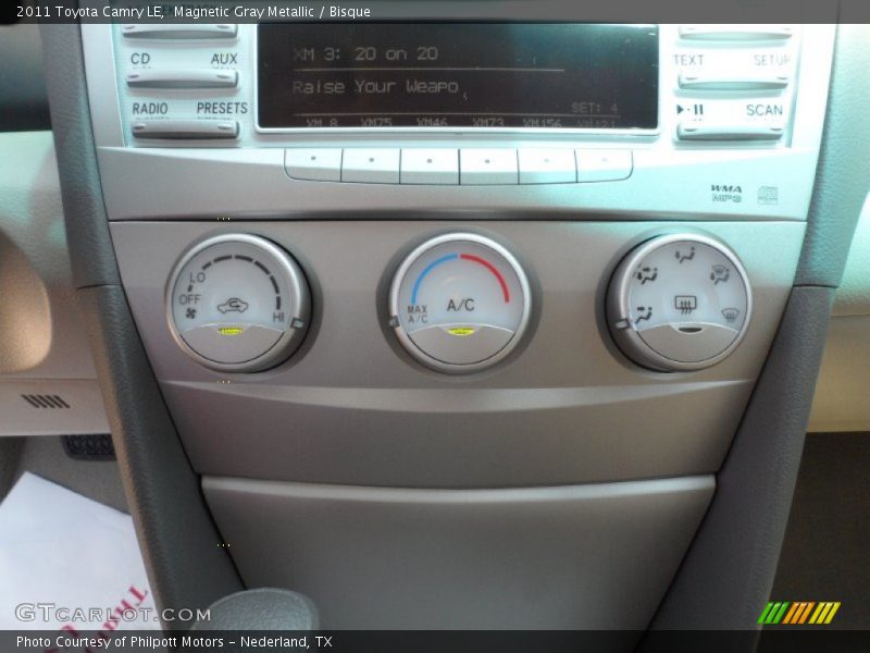Magnetic Gray Metallic / Bisque 2011 Toyota Camry LE