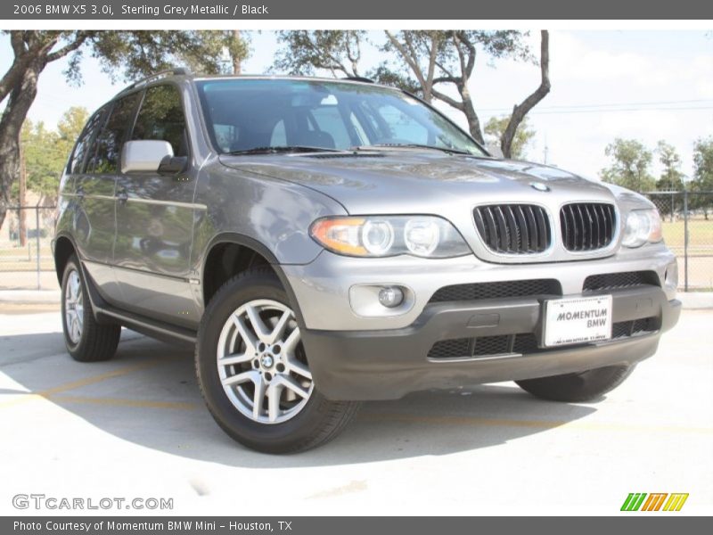 Sterling Grey Metallic / Black 2006 BMW X5 3.0i