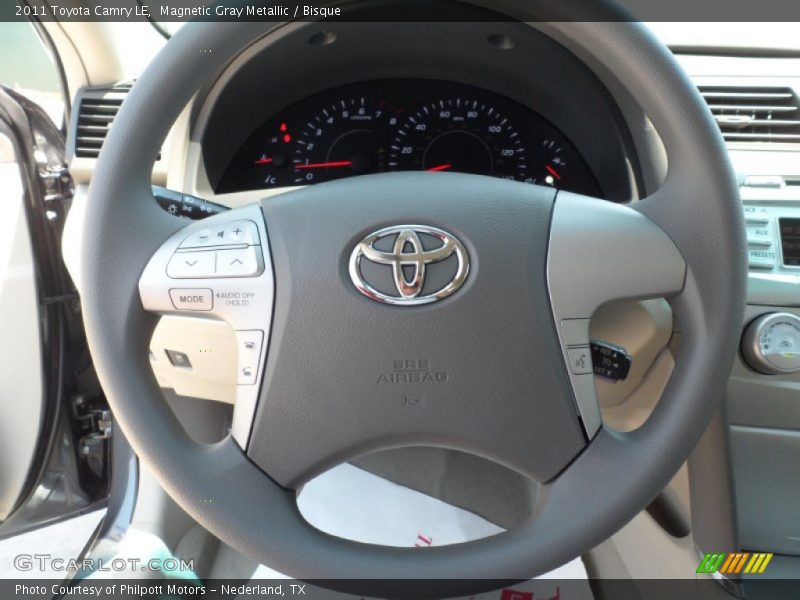 Magnetic Gray Metallic / Bisque 2011 Toyota Camry LE