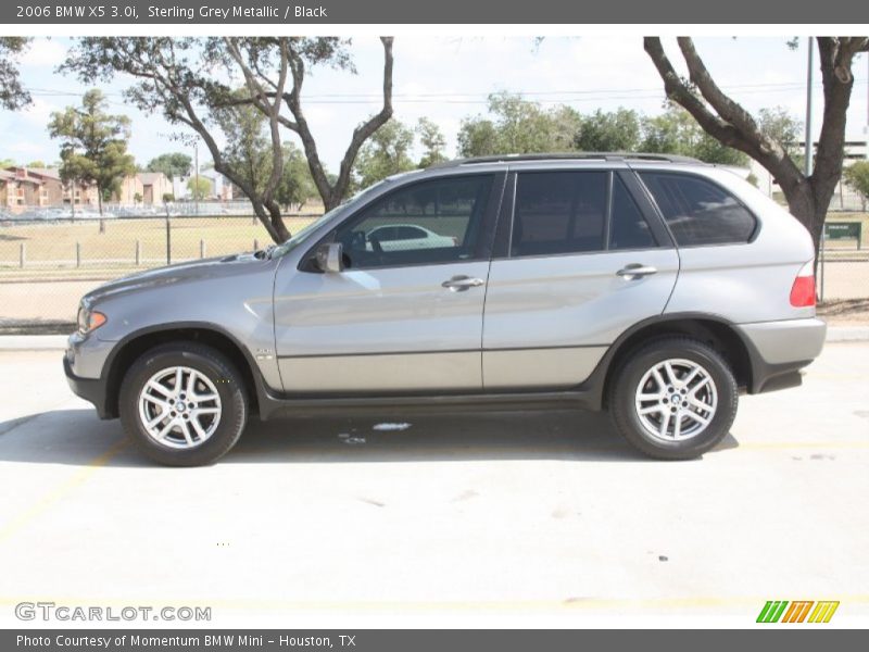 Sterling Grey Metallic / Black 2006 BMW X5 3.0i