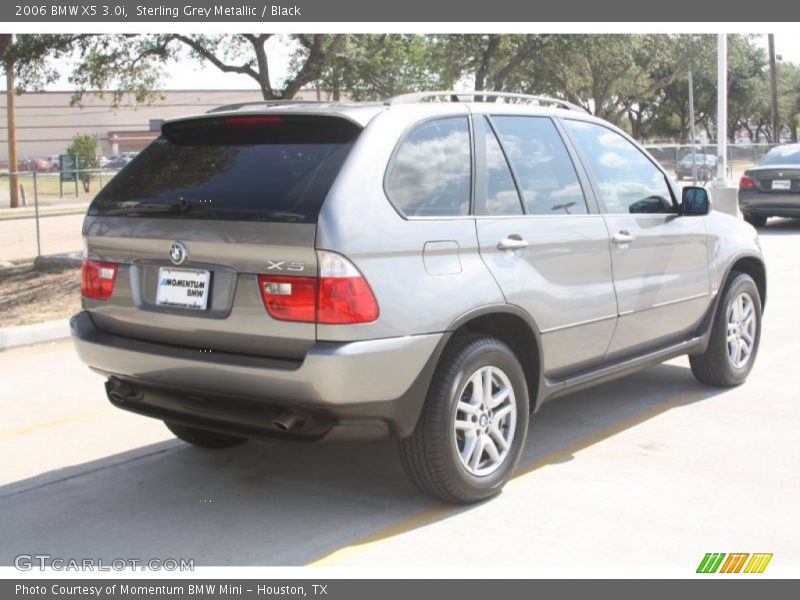 Sterling Grey Metallic / Black 2006 BMW X5 3.0i
