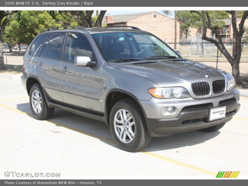 Sterling Grey Metallic / Black 2006 BMW X5 3.0i