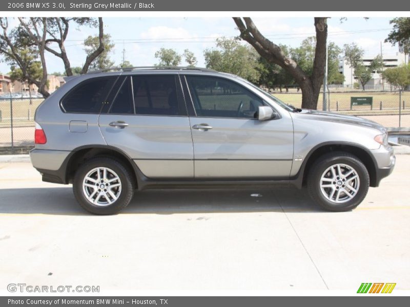 Sterling Grey Metallic / Black 2006 BMW X5 3.0i