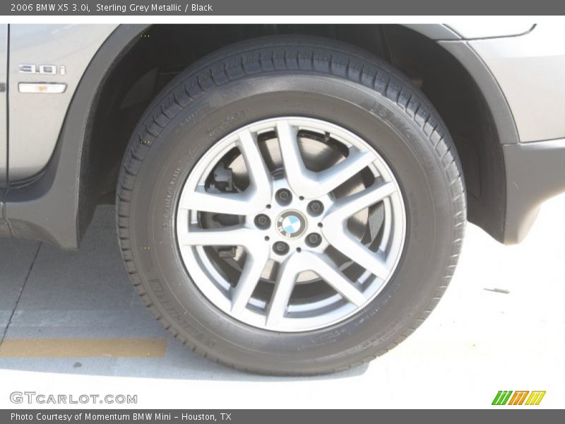 Sterling Grey Metallic / Black 2006 BMW X5 3.0i
