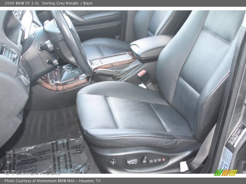 Sterling Grey Metallic / Black 2006 BMW X5 3.0i