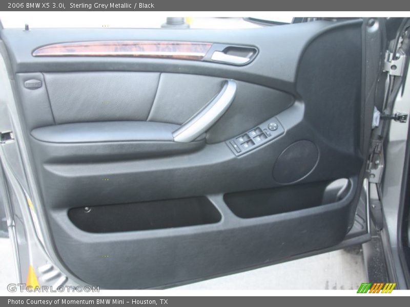 Sterling Grey Metallic / Black 2006 BMW X5 3.0i