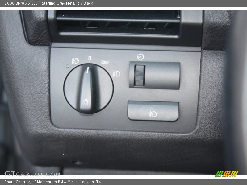 Sterling Grey Metallic / Black 2006 BMW X5 3.0i