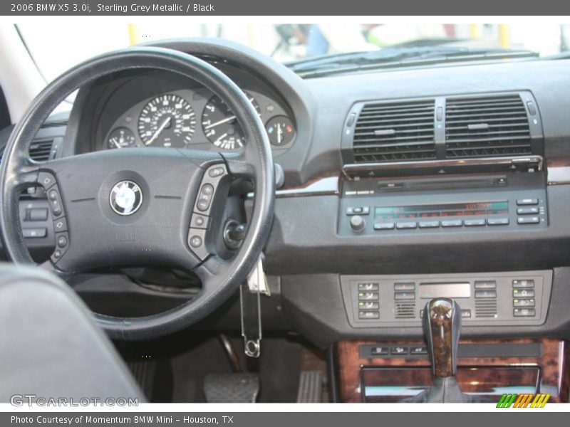 Sterling Grey Metallic / Black 2006 BMW X5 3.0i