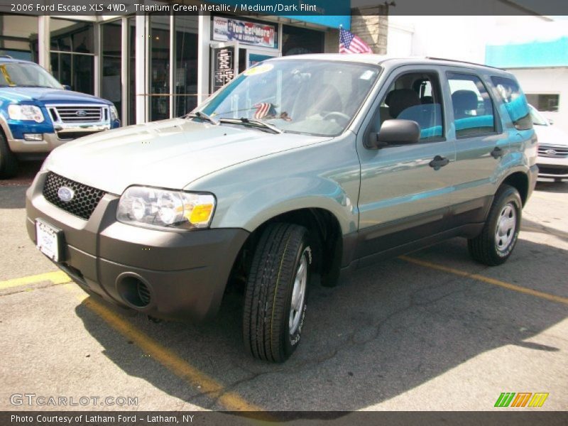 Titanium Green Metallic / Medium/Dark Flint 2006 Ford Escape XLS 4WD
