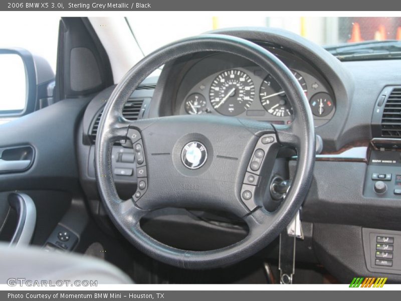 Sterling Grey Metallic / Black 2006 BMW X5 3.0i