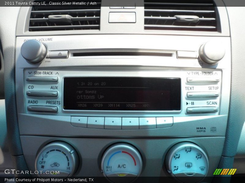 Classic Silver Metallic / Ash 2011 Toyota Camry LE