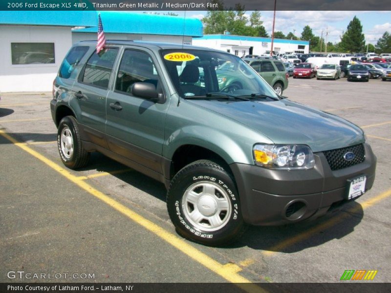 Titanium Green Metallic / Medium/Dark Flint 2006 Ford Escape XLS 4WD