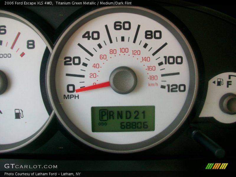 Titanium Green Metallic / Medium/Dark Flint 2006 Ford Escape XLS 4WD