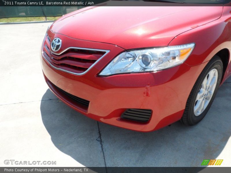 Barcelona Red Metallic / Ash 2011 Toyota Camry LE