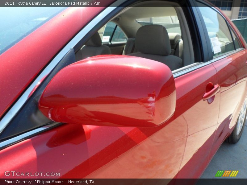 Barcelona Red Metallic / Ash 2011 Toyota Camry LE