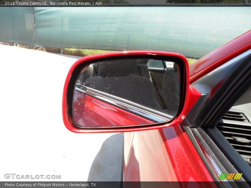 Barcelona Red Metallic / Ash 2011 Toyota Camry LE