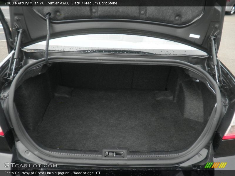 Black / Medium Light Stone 2008 Mercury Milan V6 Premier AWD
