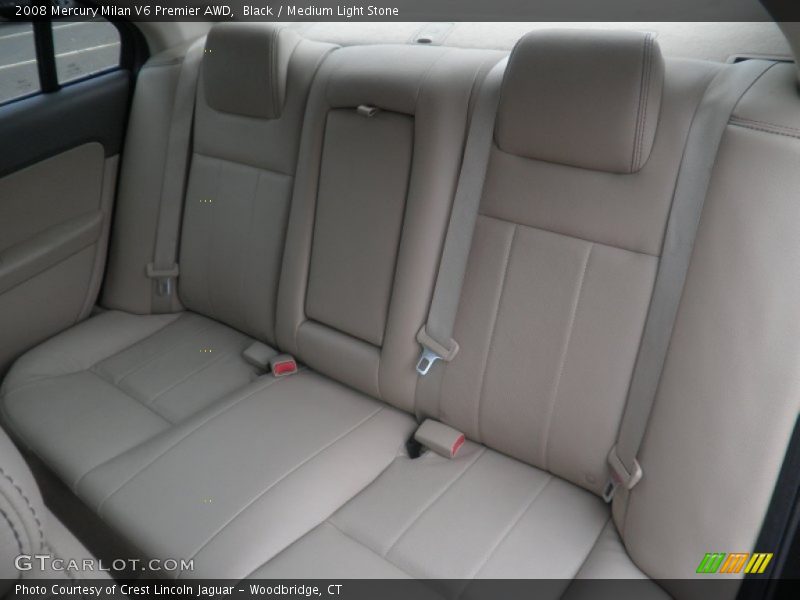 Black / Medium Light Stone 2008 Mercury Milan V6 Premier AWD