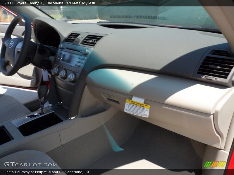 Barcelona Red Metallic / Ash 2011 Toyota Camry LE
