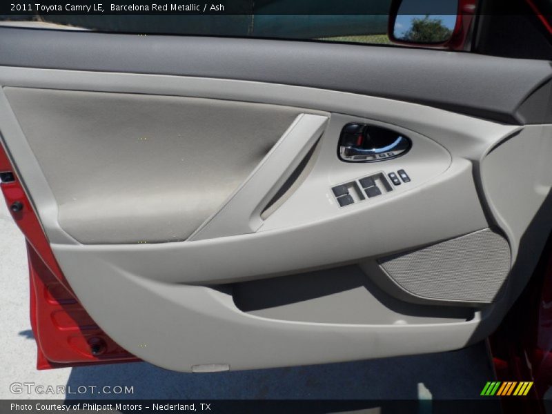 Barcelona Red Metallic / Ash 2011 Toyota Camry LE