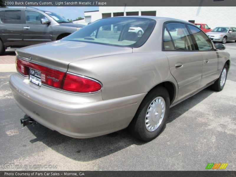 Light Sandrift Metallic / Taupe 2000 Buick Century Custom