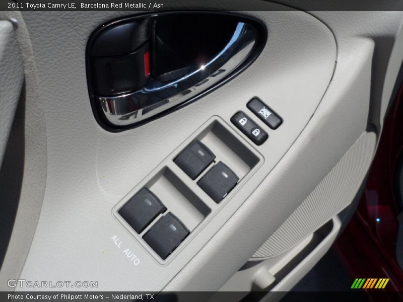 Barcelona Red Metallic / Ash 2011 Toyota Camry LE