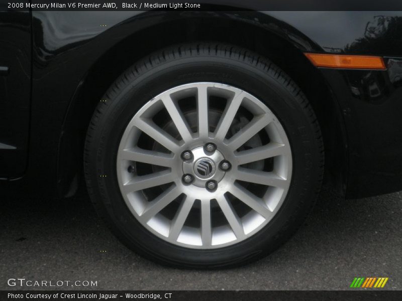 Black / Medium Light Stone 2008 Mercury Milan V6 Premier AWD