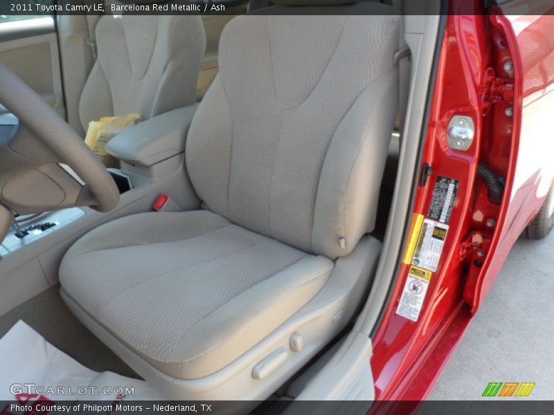 Barcelona Red Metallic / Ash 2011 Toyota Camry LE