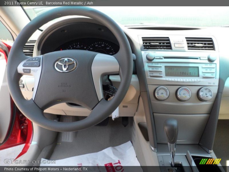 Barcelona Red Metallic / Ash 2011 Toyota Camry LE