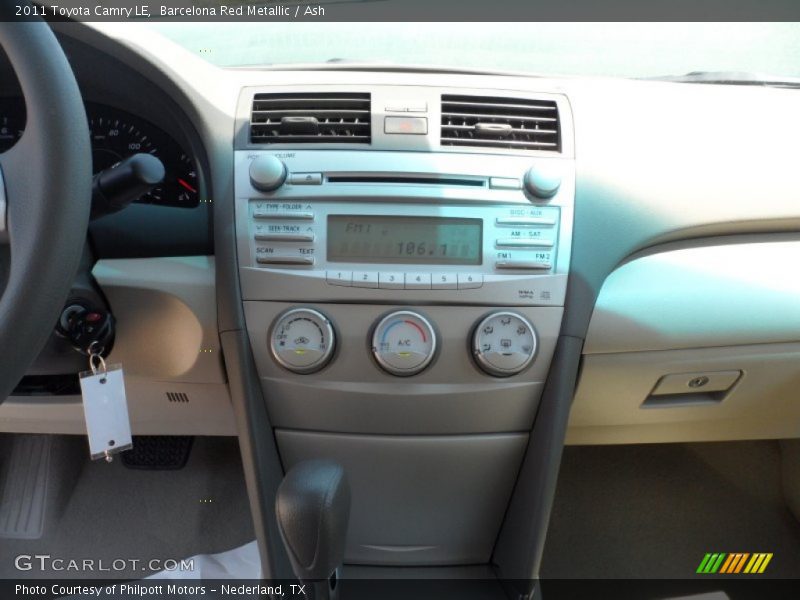 Barcelona Red Metallic / Ash 2011 Toyota Camry LE
