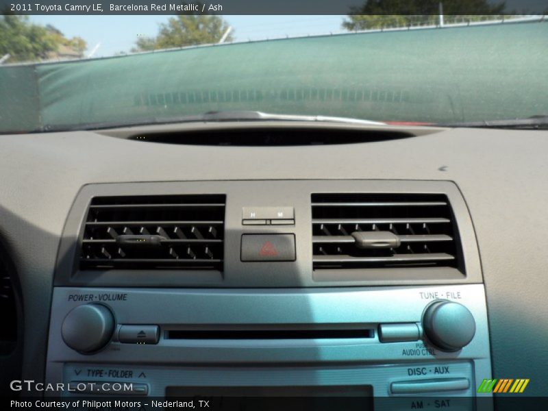 Barcelona Red Metallic / Ash 2011 Toyota Camry LE