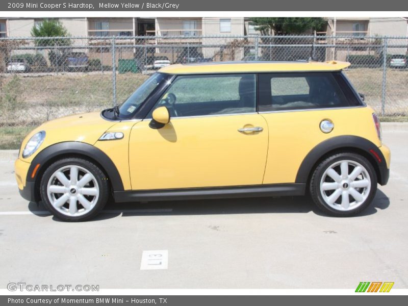 Mellow Yellow / Black/Grey 2009 Mini Cooper S Hardtop