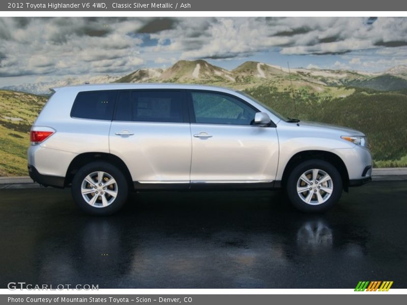 Classic Silver Metallic / Ash 2012 Toyota Highlander V6 4WD