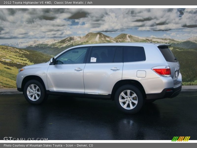 Classic Silver Metallic / Ash 2012 Toyota Highlander V6 4WD