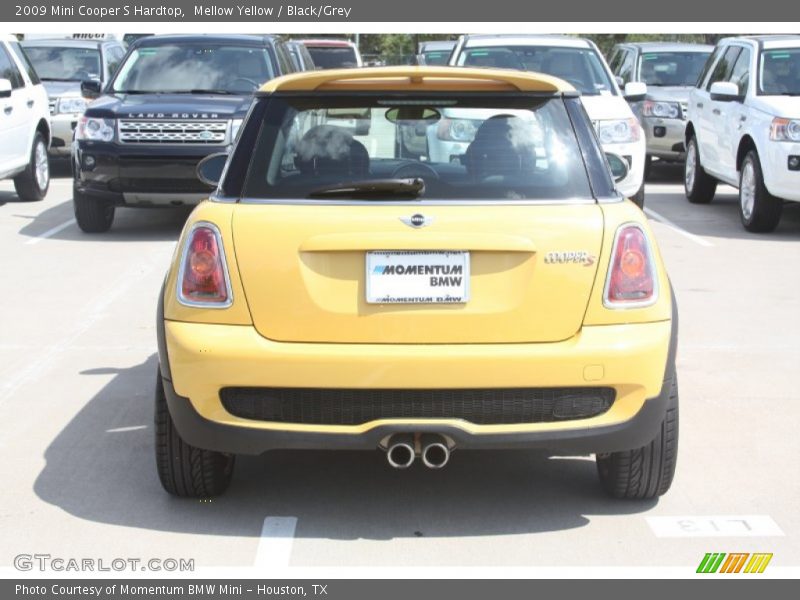 Mellow Yellow / Black/Grey 2009 Mini Cooper S Hardtop