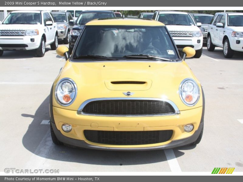 Mellow Yellow / Black/Grey 2009 Mini Cooper S Hardtop