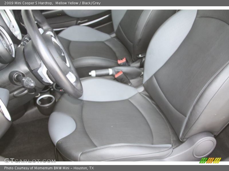 Mellow Yellow / Black/Grey 2009 Mini Cooper S Hardtop