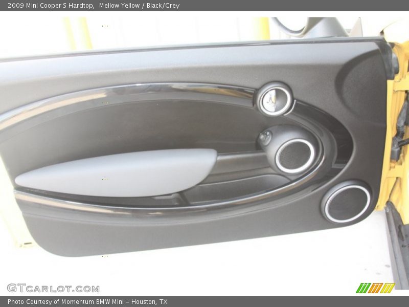 Mellow Yellow / Black/Grey 2009 Mini Cooper S Hardtop