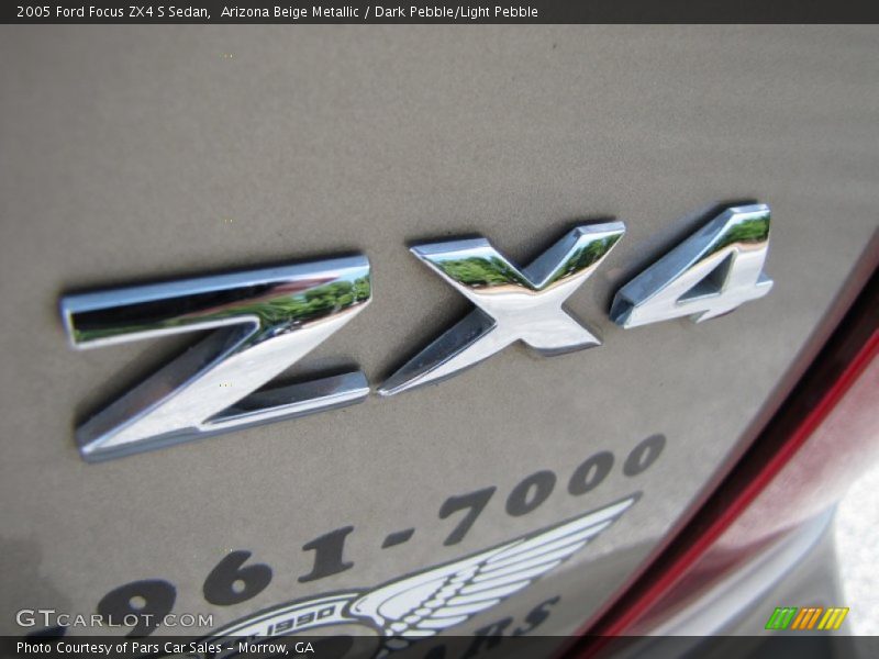 Arizona Beige Metallic / Dark Pebble/Light Pebble 2005 Ford Focus ZX4 S Sedan