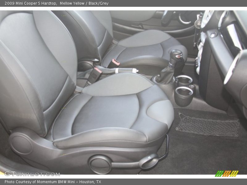 Mellow Yellow / Black/Grey 2009 Mini Cooper S Hardtop
