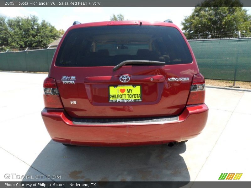 Salsa Red Pearl / Ivory 2005 Toyota Highlander V6