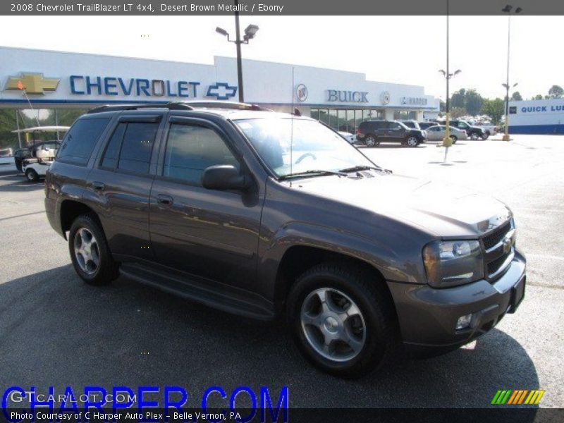 Desert Brown Metallic / Ebony 2008 Chevrolet TrailBlazer LT 4x4