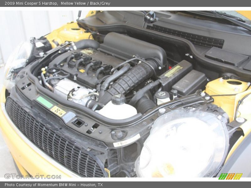 Mellow Yellow / Black/Grey 2009 Mini Cooper S Hardtop