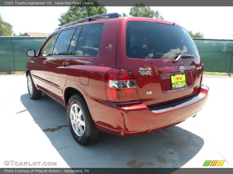 Salsa Red Pearl / Ivory 2005 Toyota Highlander V6