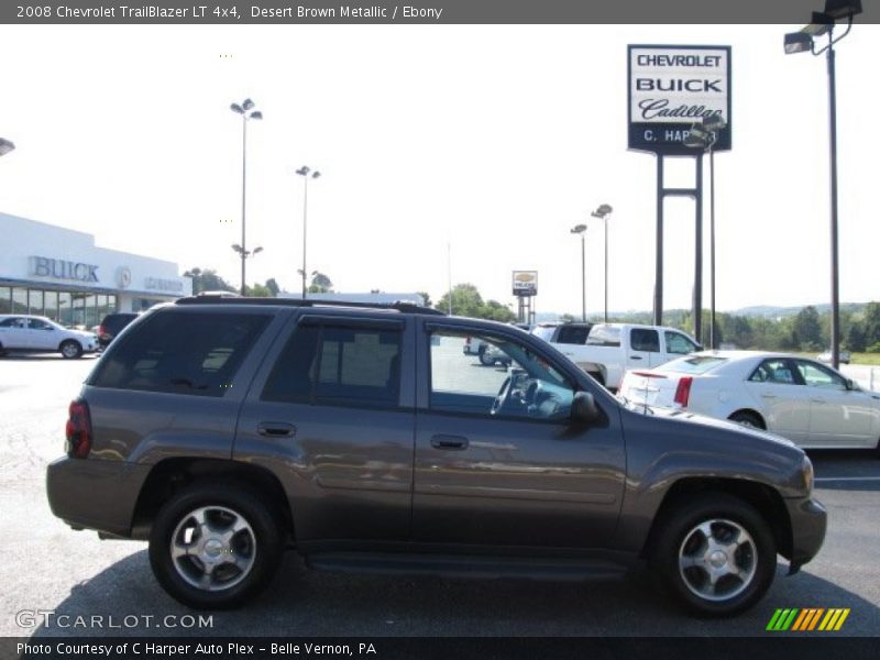 Desert Brown Metallic / Ebony 2008 Chevrolet TrailBlazer LT 4x4